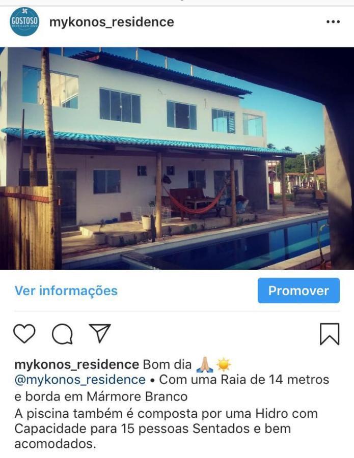 Mykonos Residence Sao Miguel do Gostoso Exterior photo